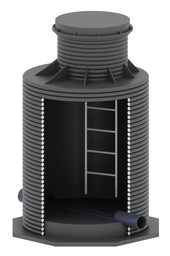 Лотковый колодец