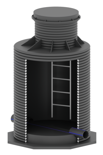 Лотковый колодец