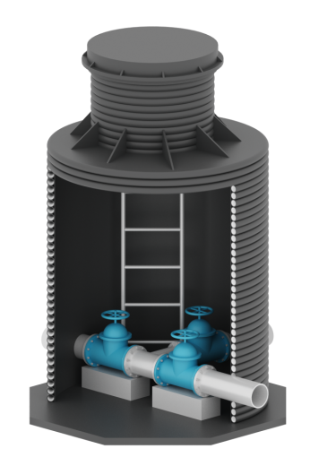 Водопроводный колодец